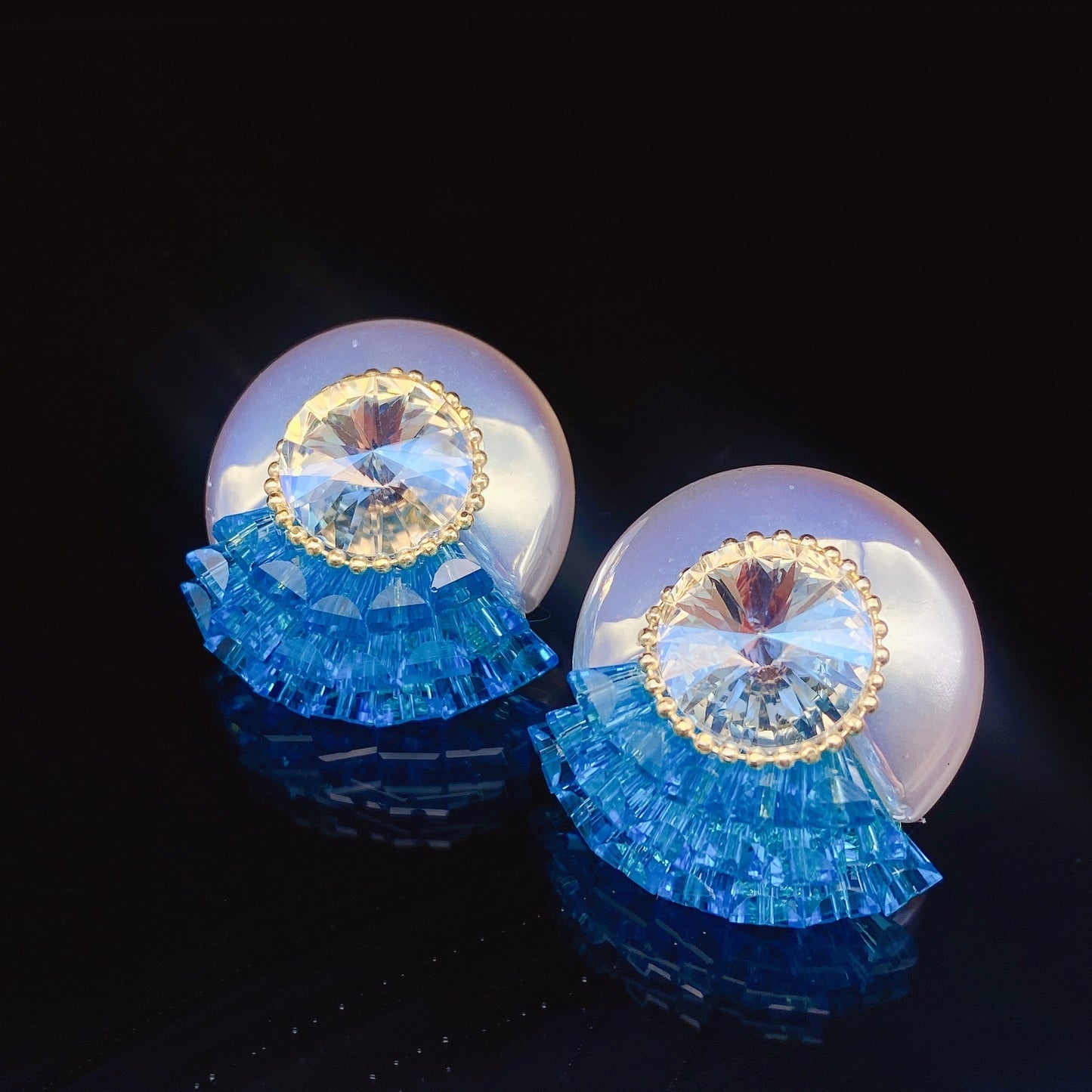 Nature's Gift Sapphire Glow Earrings