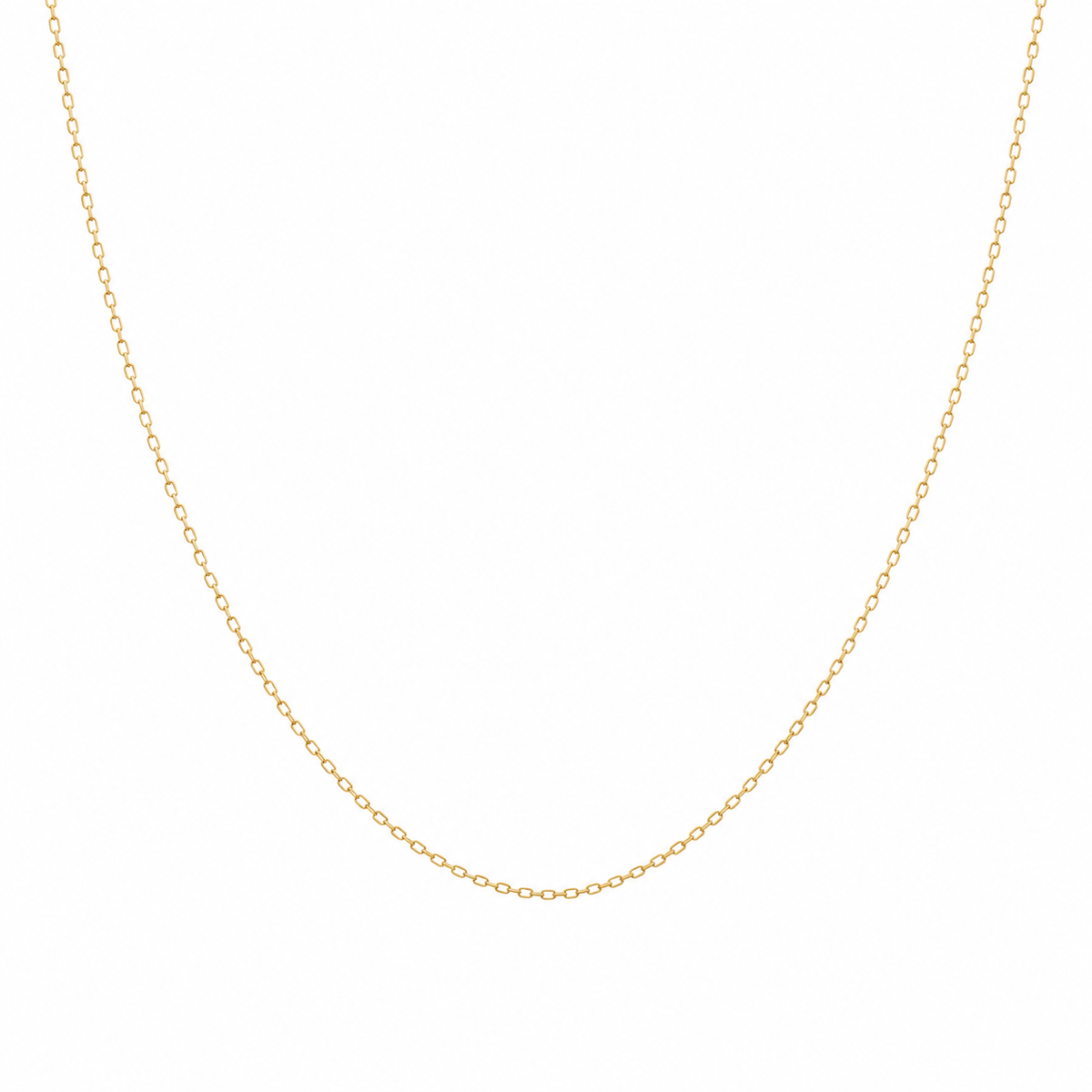 Minimalist Gold Cable Chain Necklace
