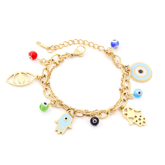 The Hamsa Hand Bracelet