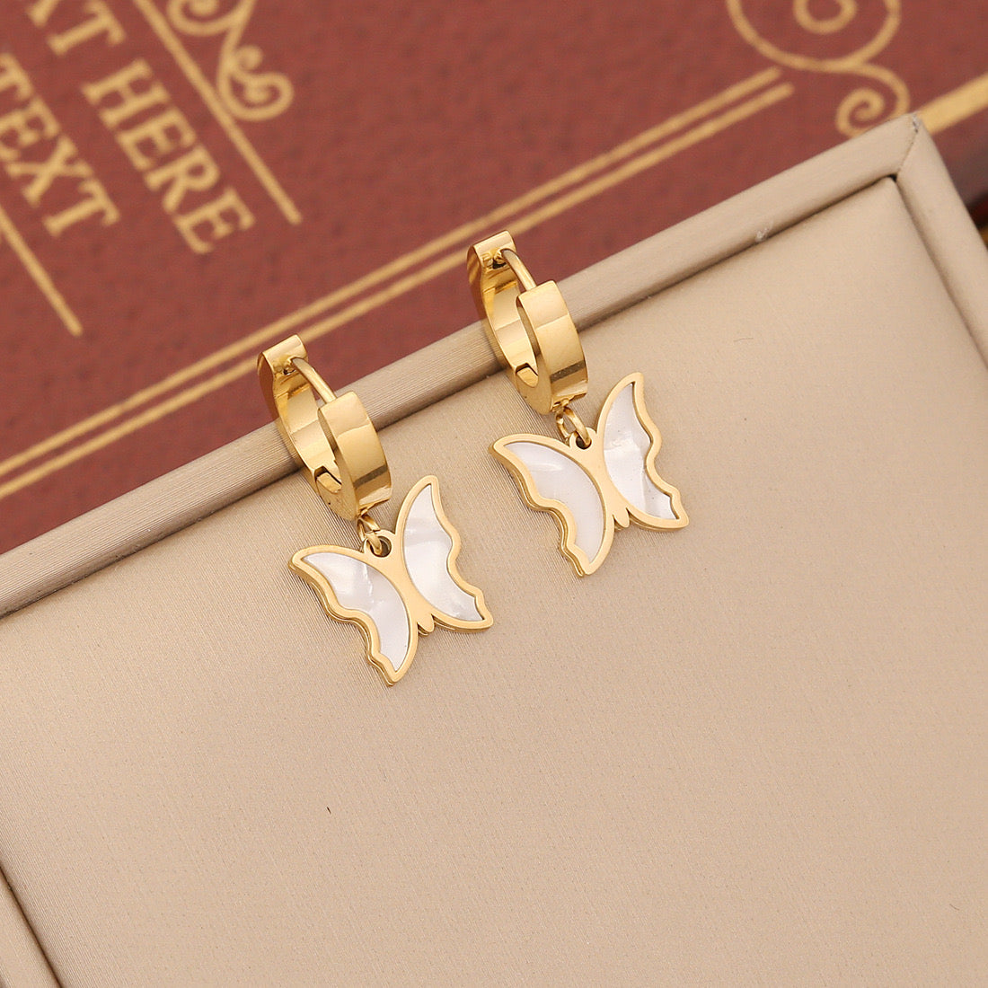 "Butterfly Harmony" Layered Necklace and Earring Set