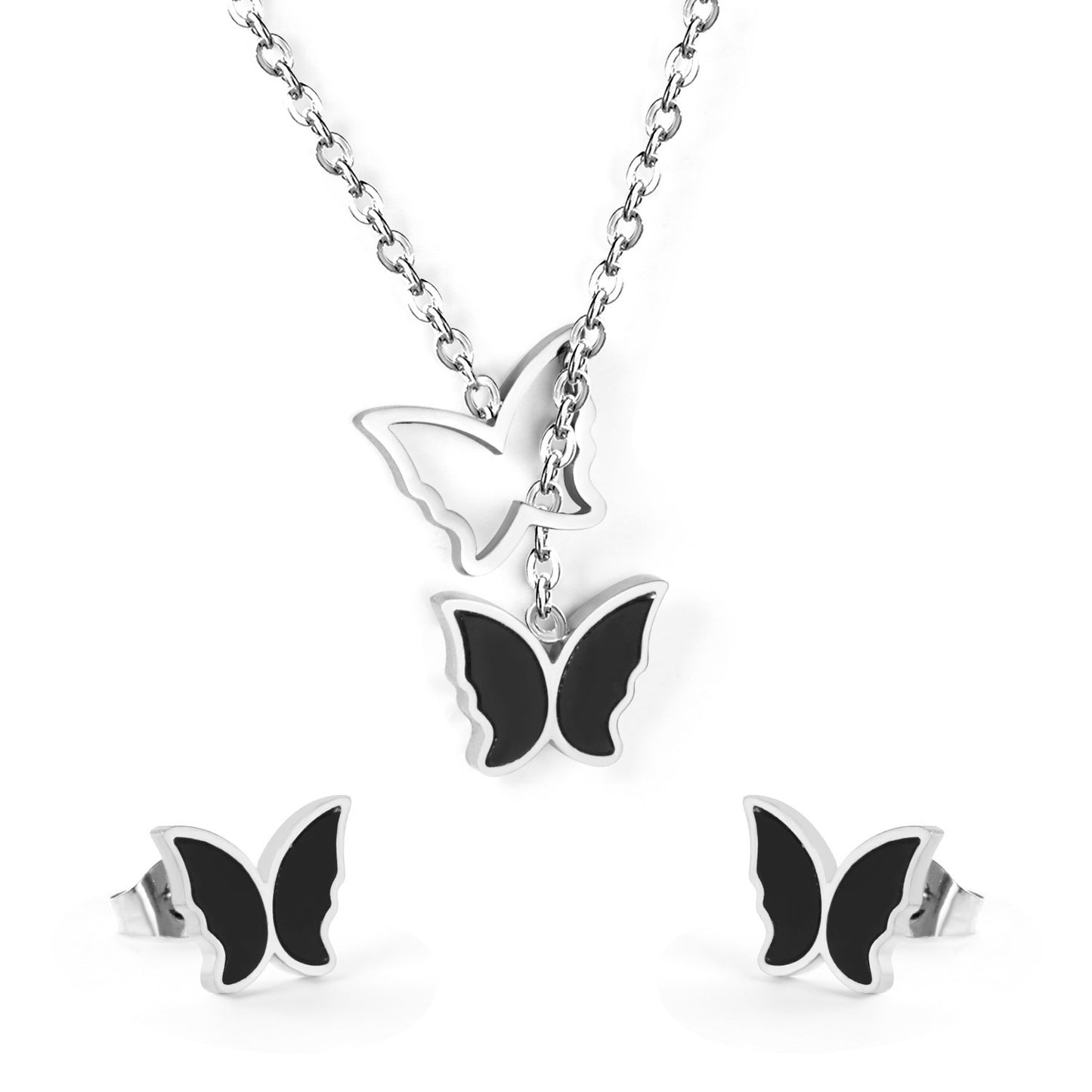 "Secret Admirer" Butterfly Necklace and Earring Set