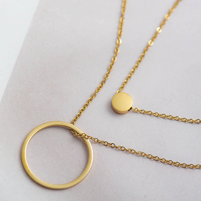 Ringdrop Layered Necklace