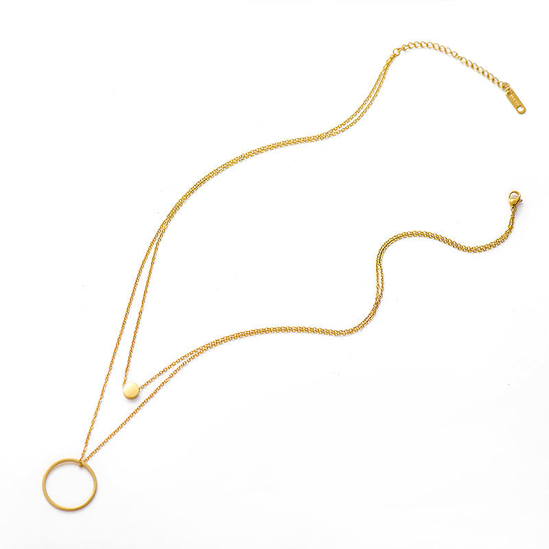 Ringdrop Layered Necklace