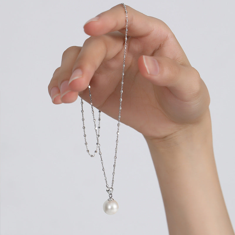 "Silver Lumière" Classic Pearl Drop